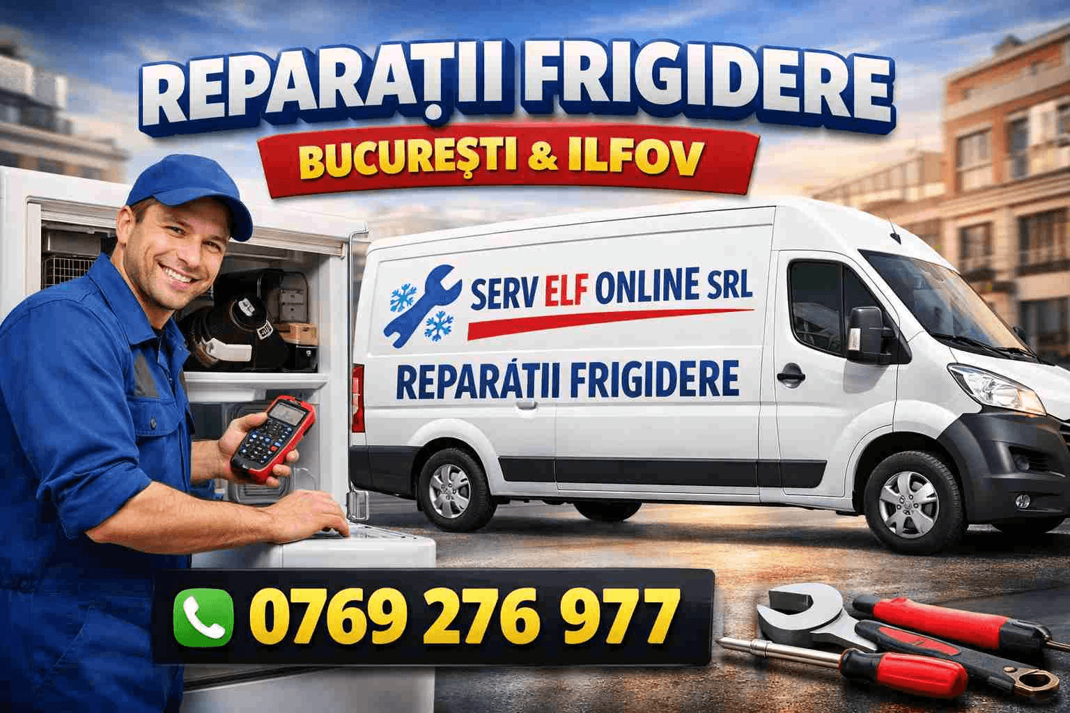 Reparatii frigidere,congelatoare bucuresti