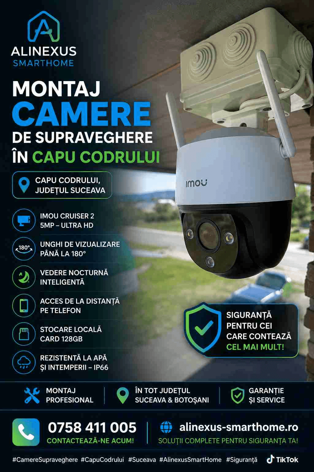 Montaj Camere de Supraveghere (2/3)