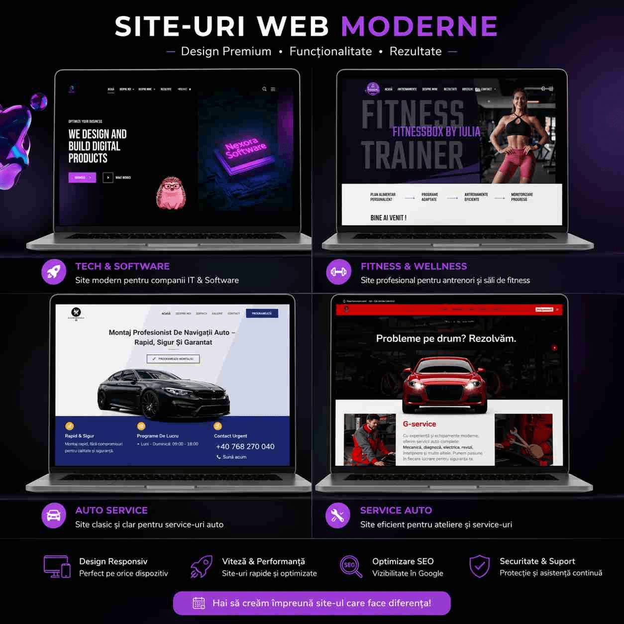 Realizare site-uri web de prezentare (1/2)