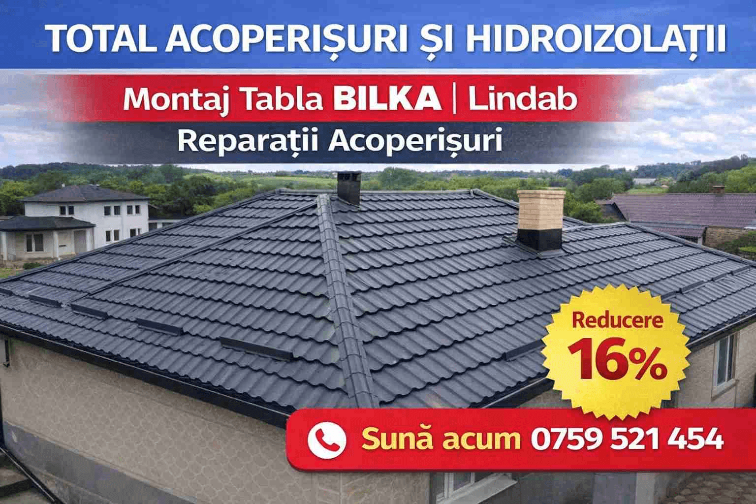 Executam Dulgheri hidroizolații Reparații Acoperiș (3/4)