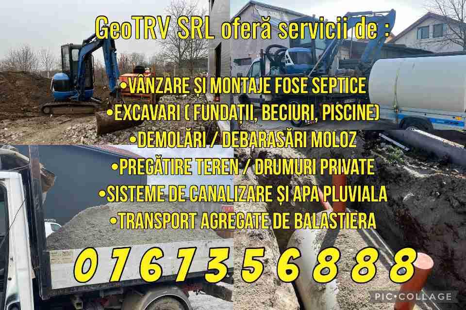 Miniexcavator 3.5T de închiriat